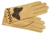 Демисезонные женские перчатки Eleganzza, цвет: бежевый/коричневый 1245w 2007 г инфо 13581v.