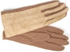 Демисезонные женские перчатки Modo, цвет: бежевый 00105714 2007 г инфо 13596v.